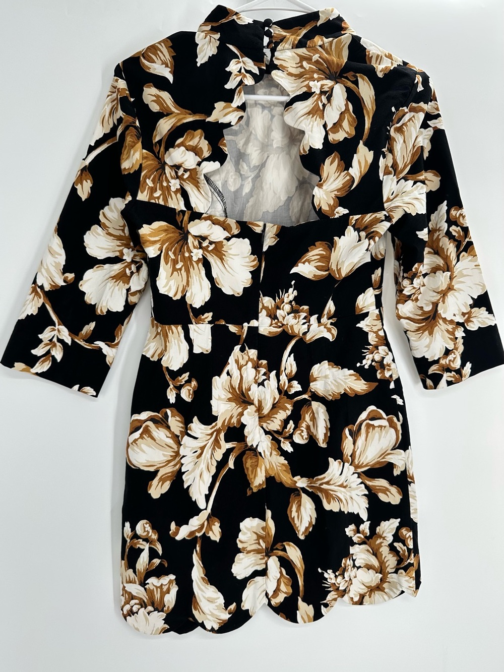 NWT Maeve Anthropologie Mock-Neck Shift Mini Dress Size 4 Petite - Picture 6 of 12